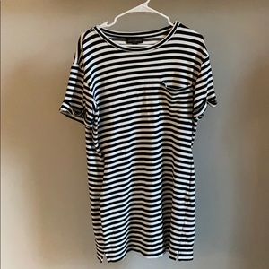 A Pea in The Pod Striped Nursing Dress